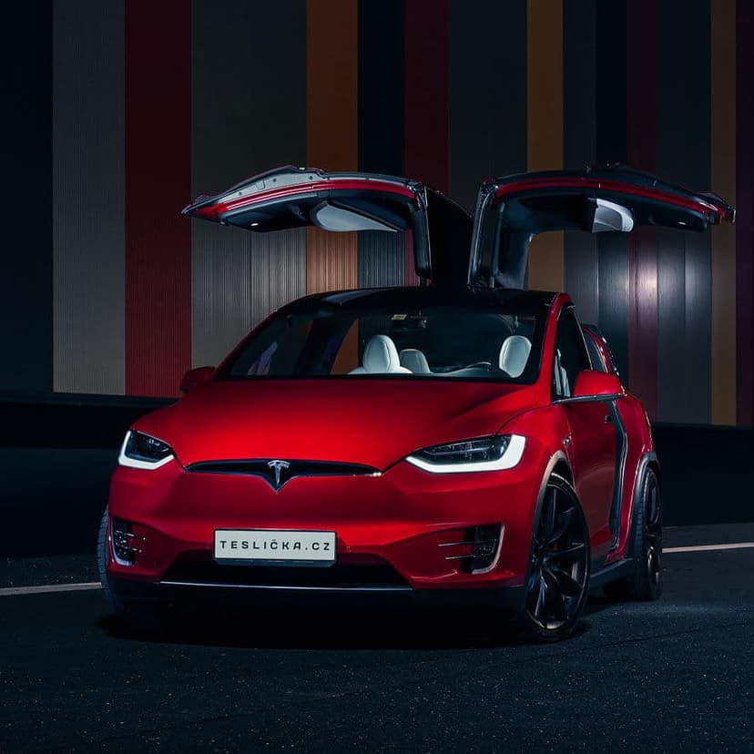 Tesla Model X Performance RED